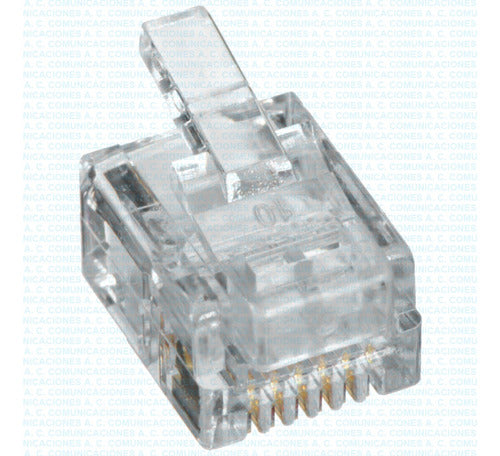 Conector Rj-12 X 25 Fact. 0