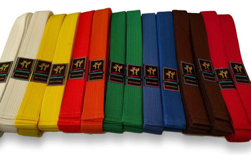 Granmarc Hard Belt 10 Stitch Taekwondo Black and Colors 2