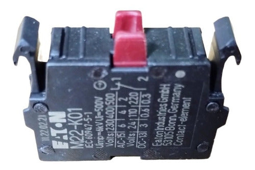 Eaton Auxiliary Contact Block 1 NC or 1 NO (Choose) 1