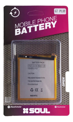 Bateria Para Motorola G7 Play Nueva Blister Fact A O B 0