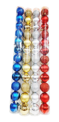 KYK Premium Christmas Ornament Balls 5cm X 12uni In Tube 2