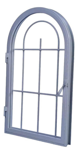 Metal Window with Welded Grille 18 Gauge 45x80 0