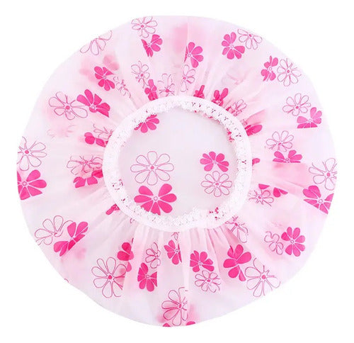 MAS Waterproof Printed Shower Cap 0