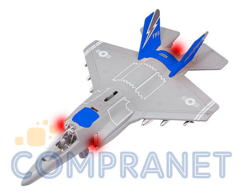 Compranet Avión Fricción Con Luz Y Sonido, 1:16 - 12420 1