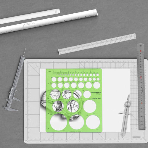 Pacific Arc Professional Circle Guide, 45 Circles from 1/16" to 2.25" 7