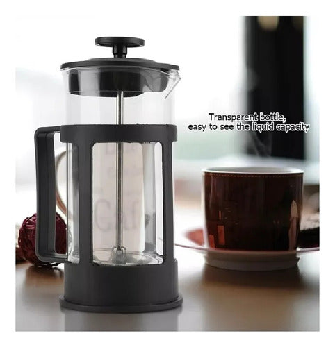 Generic Tea and Coffee Press with Metal Lid 800 ml 4