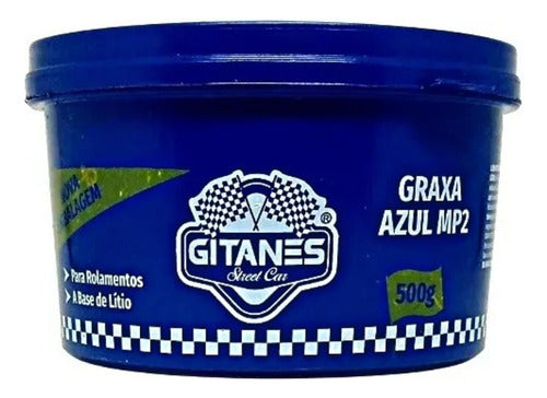 Graxa Lubrificante Azul Para Rolamentos Mp2 Gitanes 500g 0