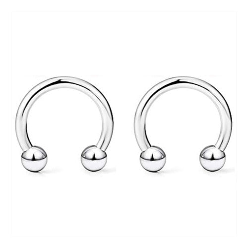 Bull Nose Piercing Surgical Steel Pair Nose Ring 5