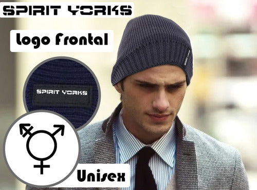 Winter Knit Plain Wool Hat Unisex with Polar Interior 52