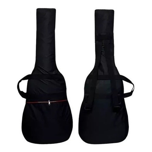 Unplugged Music Waterproof Padded Double Strap Electric Guitar Case 0