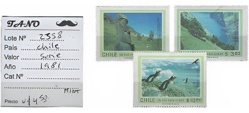 Lote2558 Chile Serie Estampillas Año 1981 Mint 0