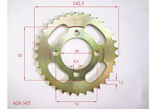 WStandard Plate Moto Fair 110 Z34 1