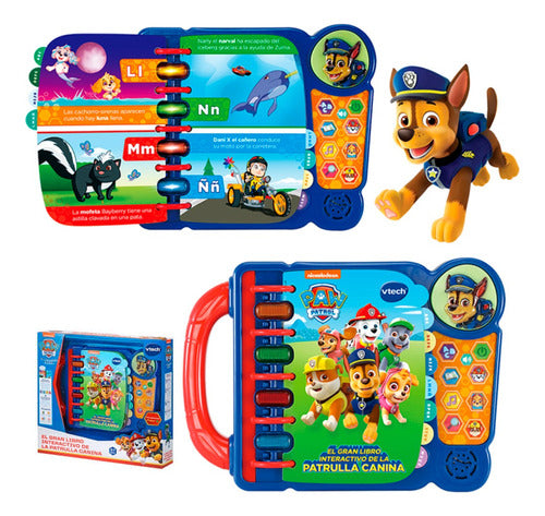 Gran Libro Interactivo Vtech Paw Patrol Con Luces Y Sonidos 2