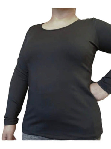 Thermal Frizzed T-Shirt, Round Neck Size 0 to 8 1