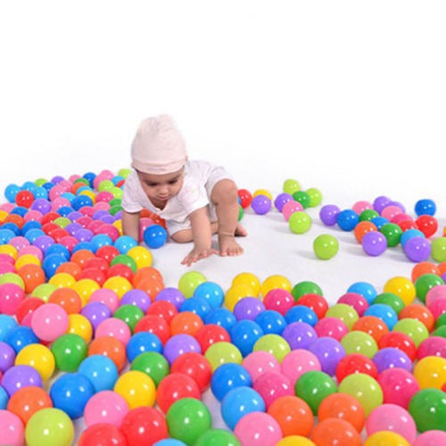 Ocean Balls 600 Pieces Baby Kid Fun Swimming Pool Toy Soft 0