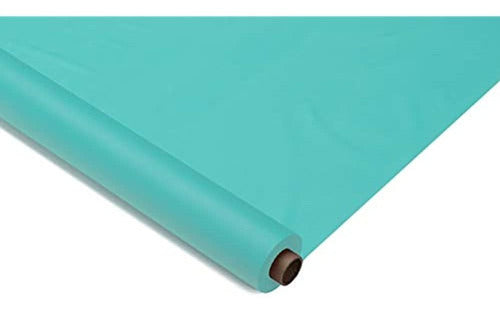 Rollo De Mesa De Plastico Azul Claro 0