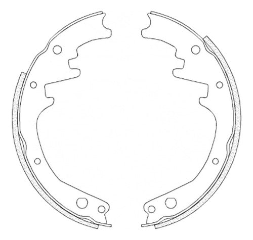 Zapatas C/cinta De Freno Chevrolet S10 Blazer 1997 Al 2011 1