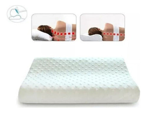 ZOW Orthopedic Memory Foam Pillow 53.5x35x9cm 0