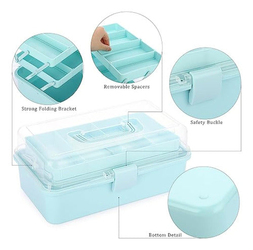 Btsky Plastic Divided Storage Box 4