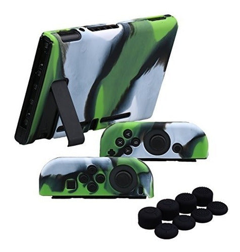 Funda De Piel Con Funda De Silicona Yorha Hand Grip X 3 Para 0