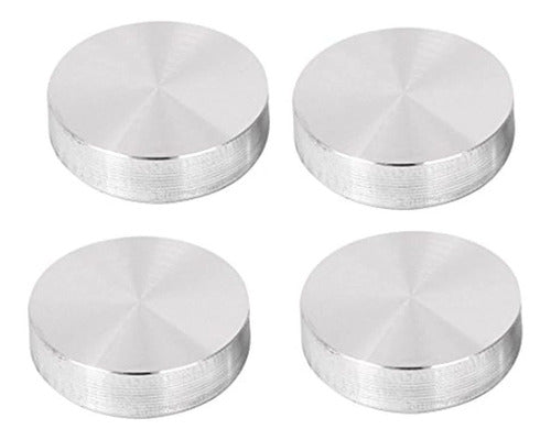 Uxcell Glass Table Adapter 30mm x M6 Aluminum Disc 0