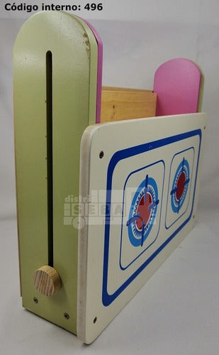 Wooden Educational Qwerty Play Kitchen 3