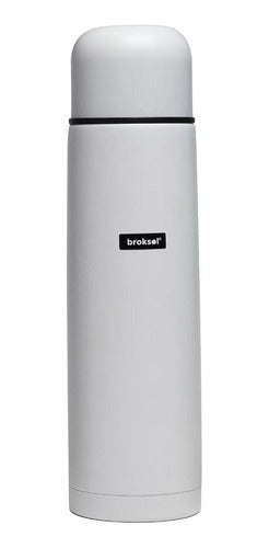 Broksol Stainless Steel Thermos 1 Liter with Gourd Cap 2