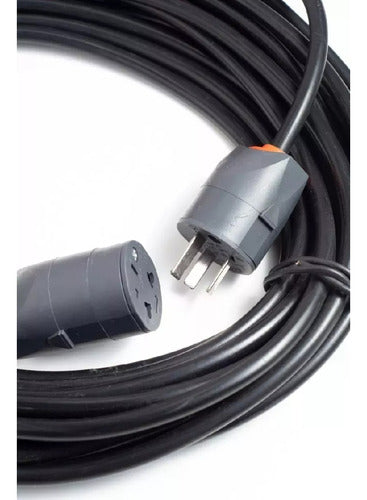 Richi Prolongador Cable Taller 20m Negro X 4 Un 0