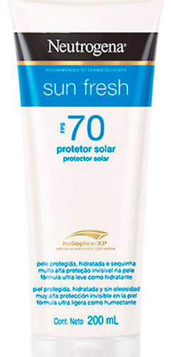 Neutrogena Sun Fresh Protector Solar Crema Fps 70 200ml 6c 1