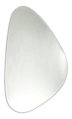 Glassreflection Irregular Oval Mirror 0