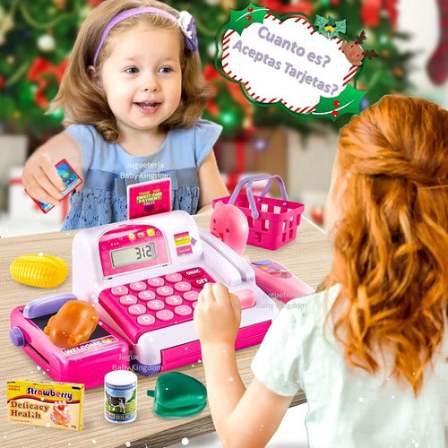 FUN MARKET Supermarket Toy Cash Register for Girls Ages 8, 9, 10, 11 7