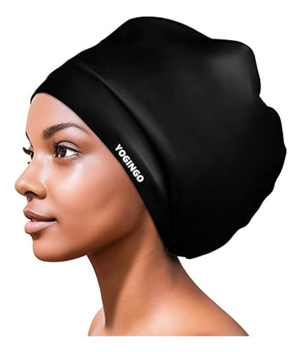 Yogingo Extra Large Swim Cap - Swim Cap For Long Hair/Short Hair, Swim Cap For Braids And Dreadlocks - Silicone Swim Caps, Keep Hair Dry 0