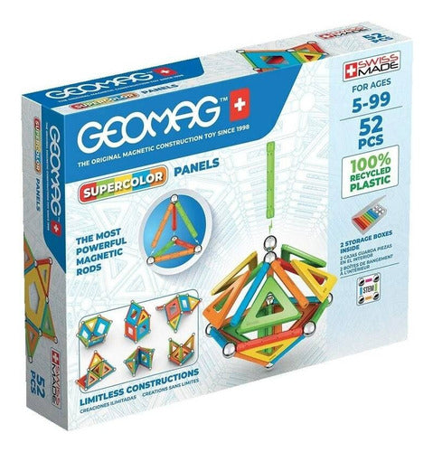 Geomag Supercolor Magnetic Game 52 Pieces 0