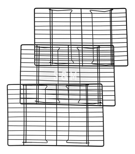 Rejillas Apilables De 3 Niveles Para Secar Enfriar Y Bañar 1