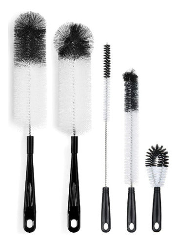 JTA STORE TECHNOLOGY Bottle Cleaning Brush Set - 5 Multi-Purpose Brushes 2