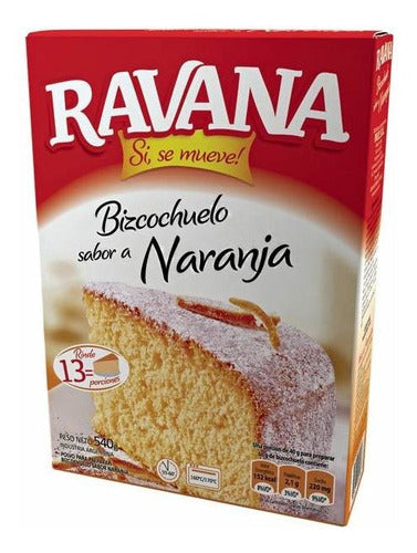 Ravana Pack of 3 Orange Bizcochos 540g 0