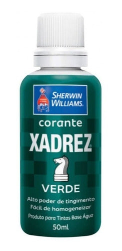 Corante Xadrez Líquido Bisnaga 50ml Verde 4 Unidades 1