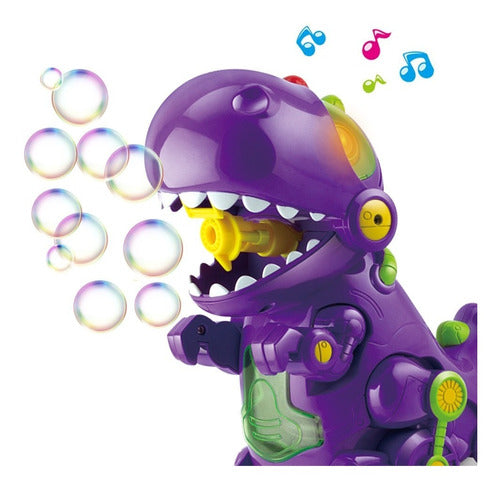 Bubble Fun Dinosaur Bubble Blower Movi-Light and Sound Bunny 1