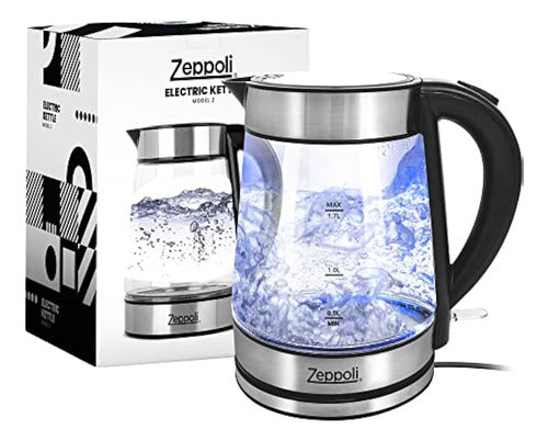 Zeppoli - Electric Glass Kettle (1.7 L) 0