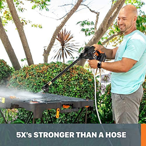 Worx Wg620.9 20v Hydroshot Limpiador Eléctrico Portátil, Sol 2