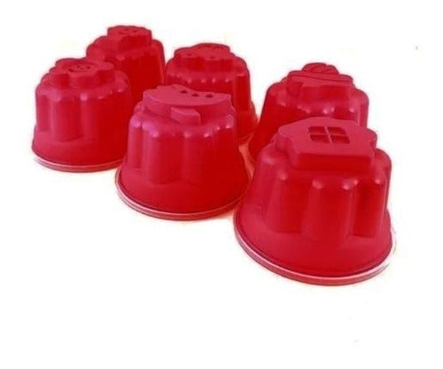 Plasútil Set of 6 Gelatin Molds BPA Free 7