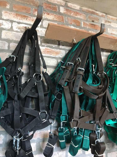 CM Bozal Y Cabestro De Nylon Reforzado Caballo Montura 1