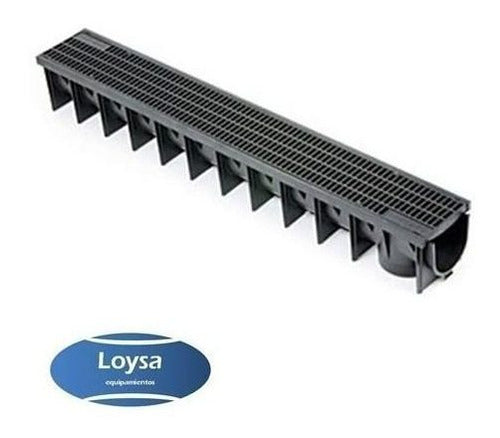 Loysa Equipamientos Canaleta Reguera De Desagüe De Piso Exterior 100 X 12,50 Cm 2