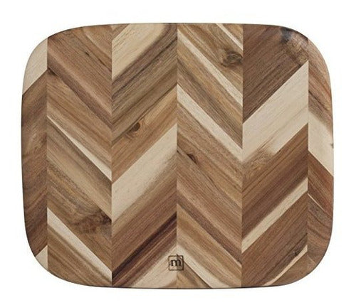 Architec Mha14 Acacia Herringbone Tabla De Cortar 125 X 145 0