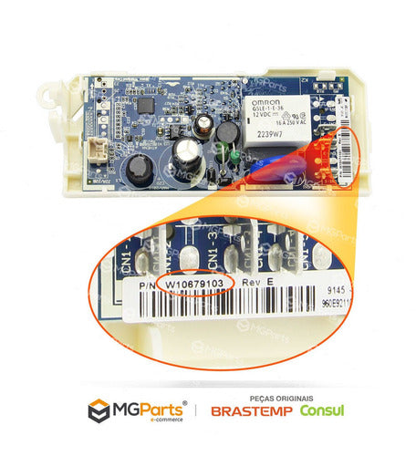 Kit Placa Controle E Sensor 2.7k Geladeira Consul Crd37 5