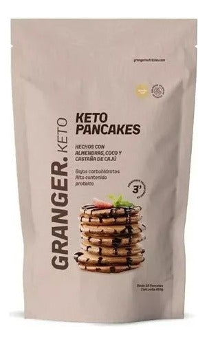 Keto 18 Pancakes Harina Caju Almendr Proteína Dieta Low Carb 0