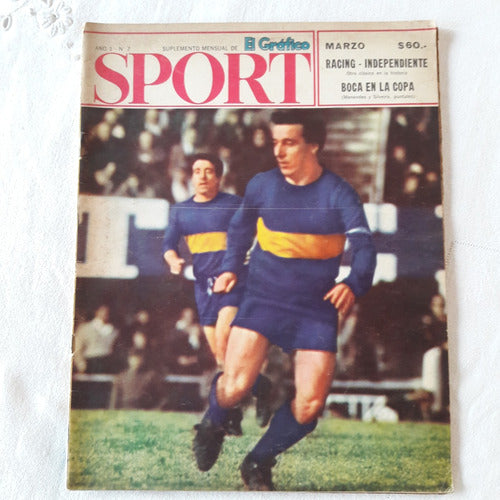 Suplemento El Grafico Sport Nº 7 Marzo 1965 Menendez Boca 0