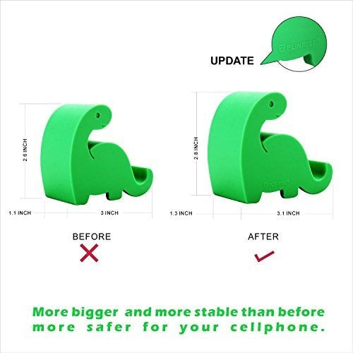 Z Plinrise Cute Dinosaur Phone Stand - Green 1