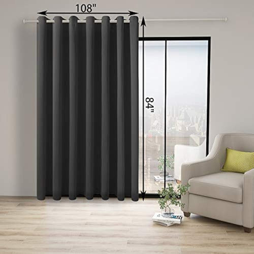 Bonzer Room Divider Curtain Total Privacy Wall Grommet Therm 1