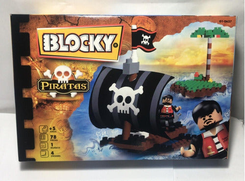 Blocky Pirate Ship/Balsa Combo 01-0637/39 2